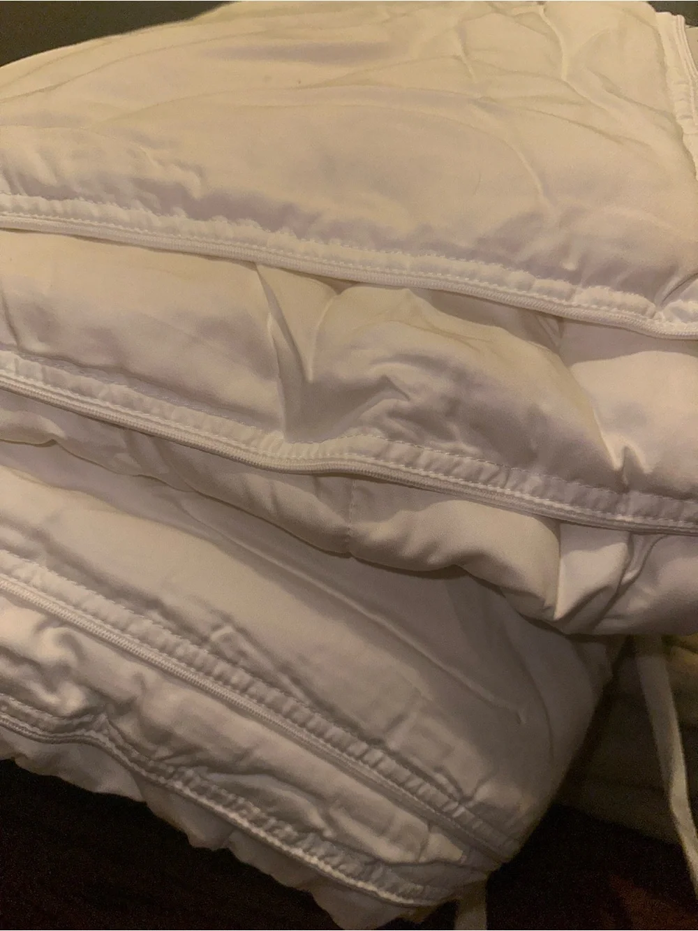 QUINCE White 100% Viscose from Organic Bamboo Comforter Soft - NWOT Full/Queen